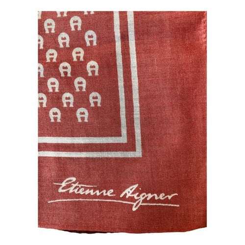 Pre-owned Etienne Aigner Neckerchief In Red
