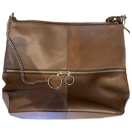 Pre-owned See By Chloé Leather Tote In Camel