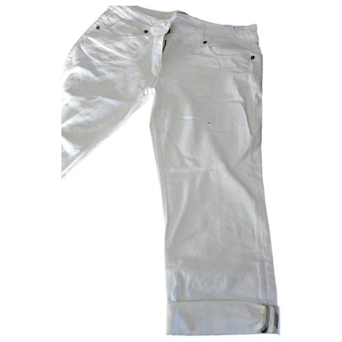 Pre-owned Burberry Short Pants In White