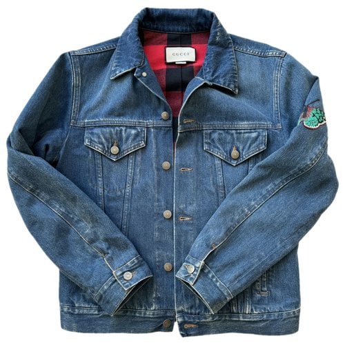 Pre-owned Gucci Jacket In Blue