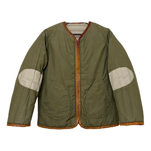 Pre-owned Visvim Leather Jacket In Green