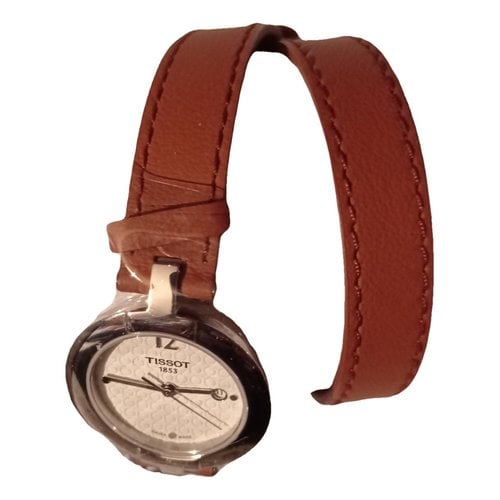 Pre-owned Tissot Watch In Brown