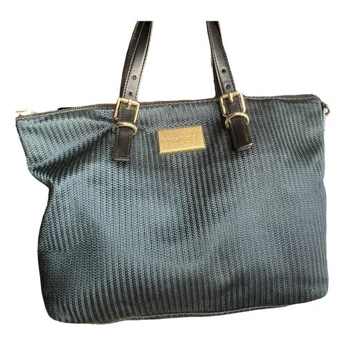 Pre-owned Bimba Y Lola Linen Handbag In Green