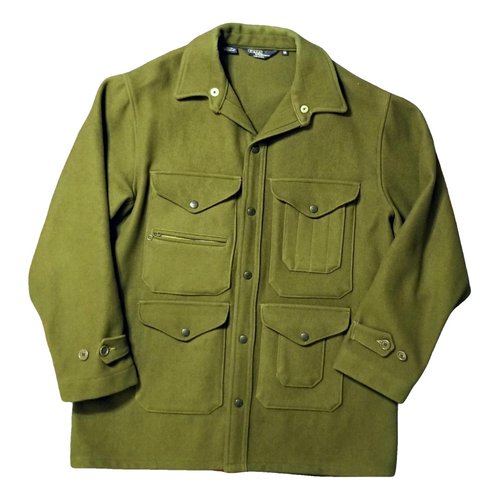Pre-owned Polo Ralph Lauren Wool Jacket In Green