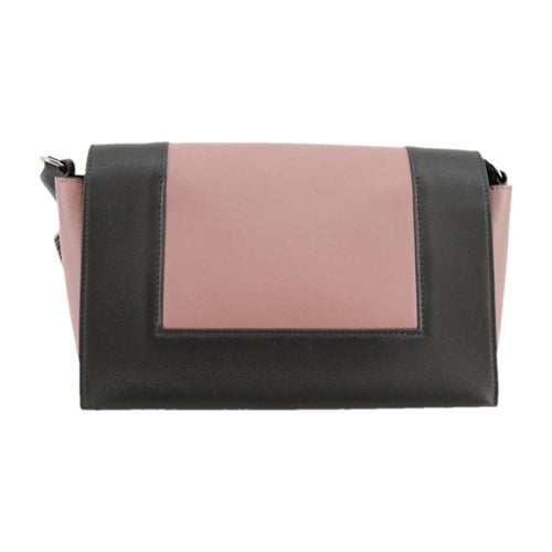 Pre-owned Celine Frame Leather Crossbody Bag In Pink