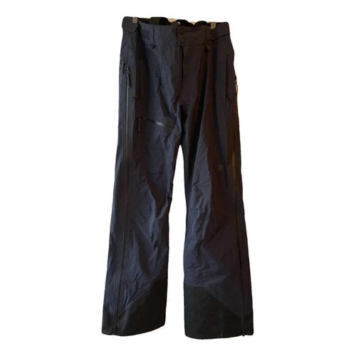 Pre-owned Peak Performance Trousers In Blue