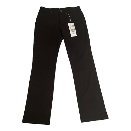 Pre-owned Escada Slim Jeans In Black