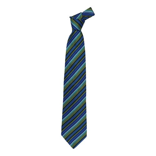 Pre-owned Mulberry Silk Tie In Blue