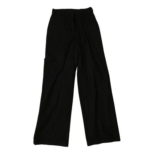 Pre-owned Our Legacy Wool Straight Pants In Black
