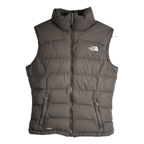 Pre-owned The North Face Short Vest In Brown
