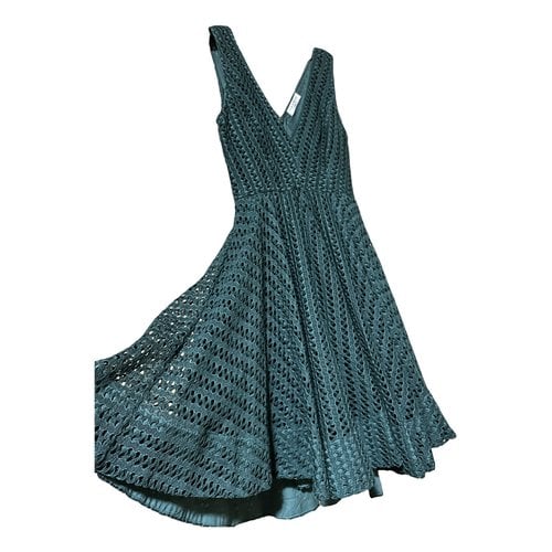 Pre-owned Sandro Mid-length Dress In Green