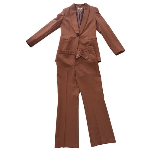 Pre-owned Kate By Laltramoda Suit Jacket In Camel