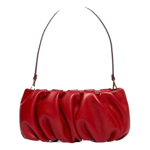 Pre-owned Staud Leather Handbag In Red