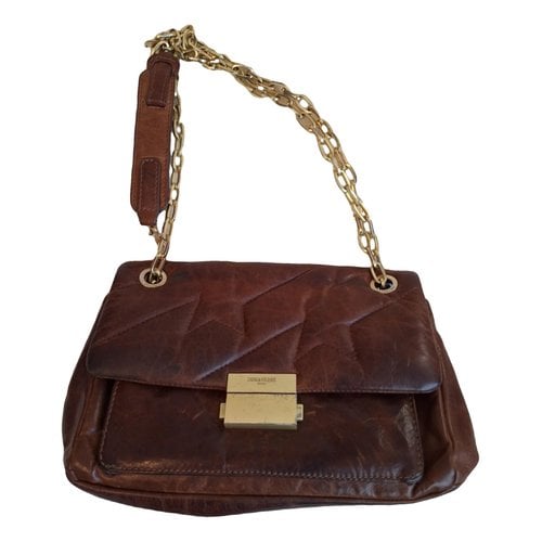 Pre-owned Zadig & Voltaire Leather Satchel In Brown
