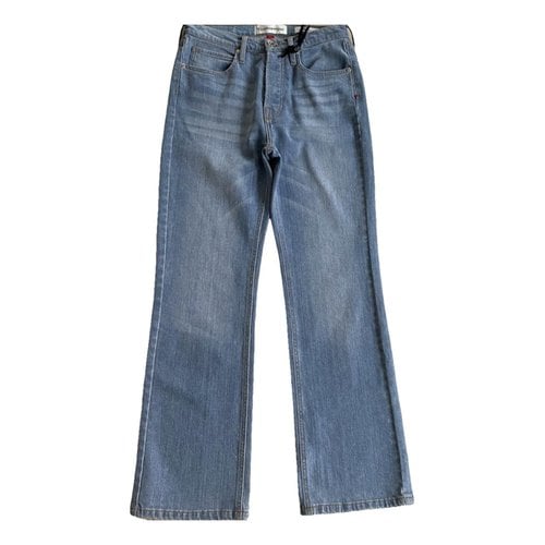 Pre-owned Tomorrow Straight Jeans In Blue