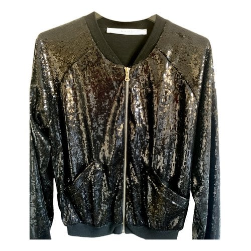 Pre-owned Kaos Glitter Jacket In Black