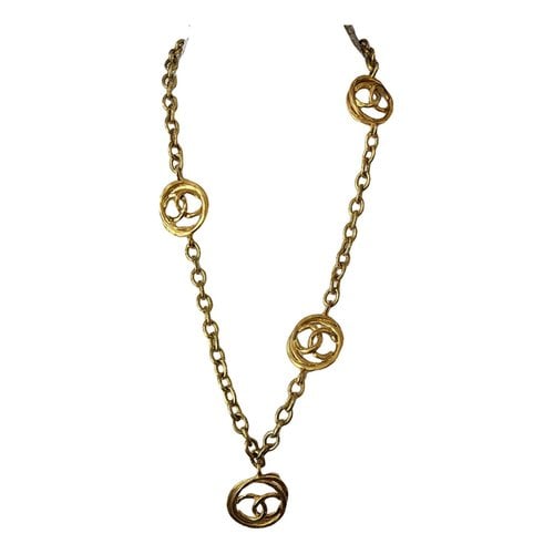 Pre-owned Chanel Necklace In Gold