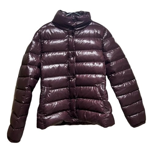 Pre-owned Moncler Classic Jacket In Burgundy