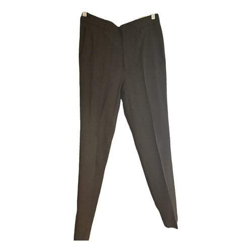 Pre-owned Isabel Marant Étoile Wool Trousers In Black