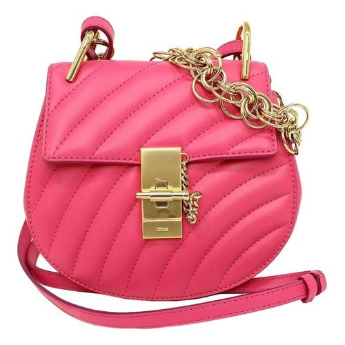Pre-owned Chloé Drew Leather Handbag In Pink