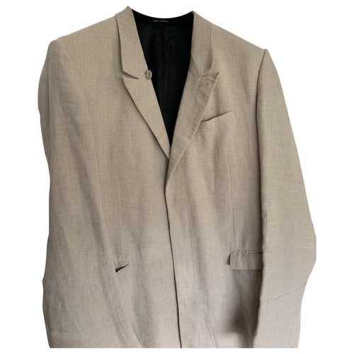 Pre-owned Dior Linen Jacket In Beige