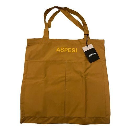 Pre-owned Aspesi Cloth Handbag In Beige