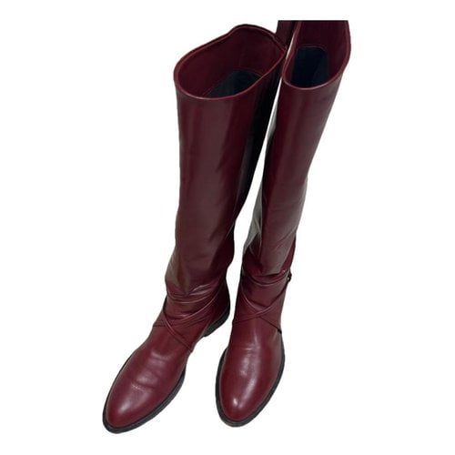 Pre-owned Nina Ricci Leather Boots In Other