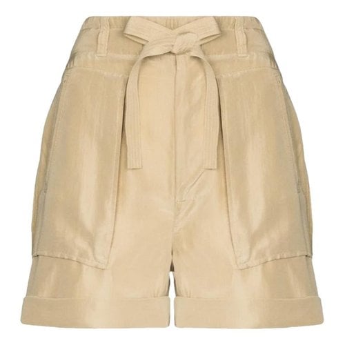 Pre-owned Polo Ralph Lauren Silk Shorts In Beige