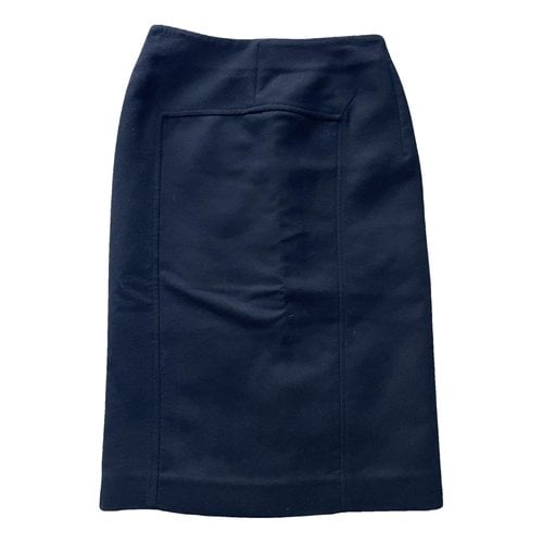 Pre-owned Roland Mouret Wool Mid-length Skirt In Black