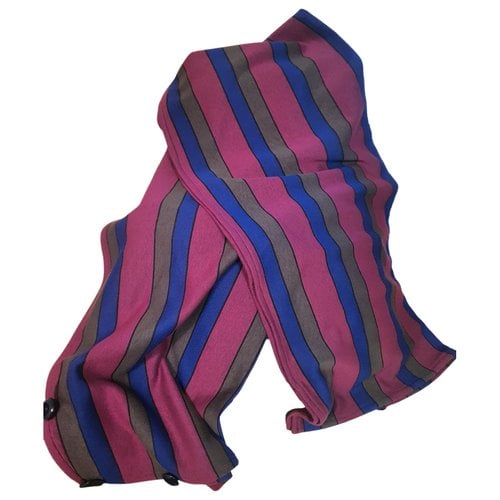 Pre-owned Gallo Wool Scarf In Multicolour
