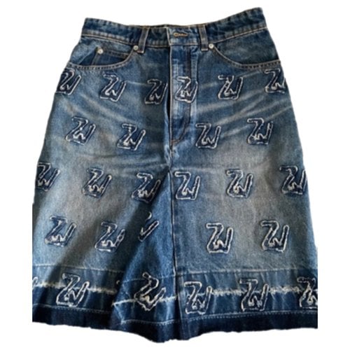 Pre-owned Zadig & Voltaire Mid-length Skirt In Blue