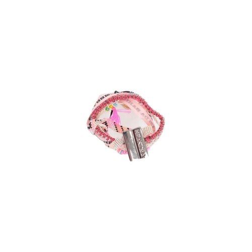 Pre-owned Hipanema Cloth Bracelet In Pink