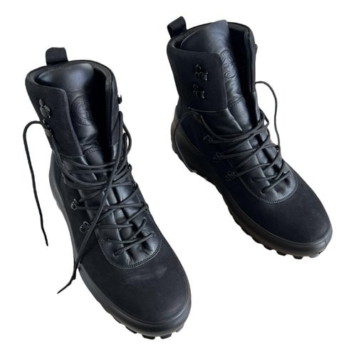 Pre-owned Stone Island Boots In Black