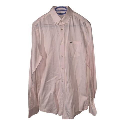 Pre-owned Lacoste Shirt In Pink