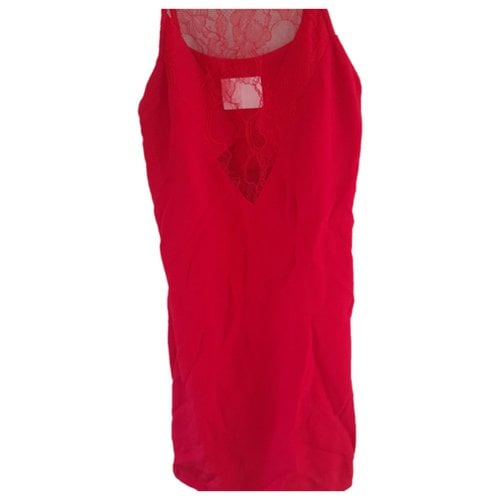 Pre-owned Dion Lee Mini Dress In Red