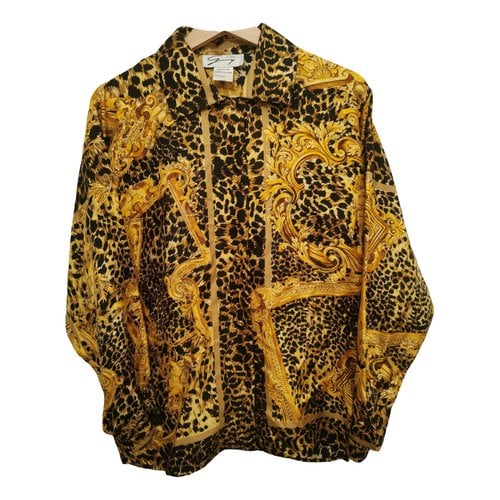 Pre-owned Genny Silk Shirt In Gold