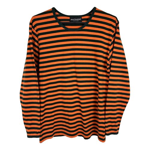 Pre-owned Marimekko T-shirt In Orange