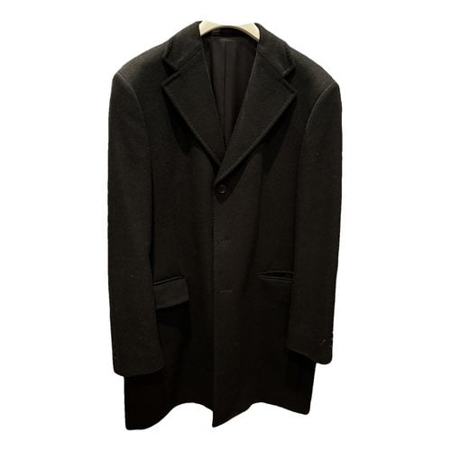 Pre-owned Cacharel Cashmere Coat In Black