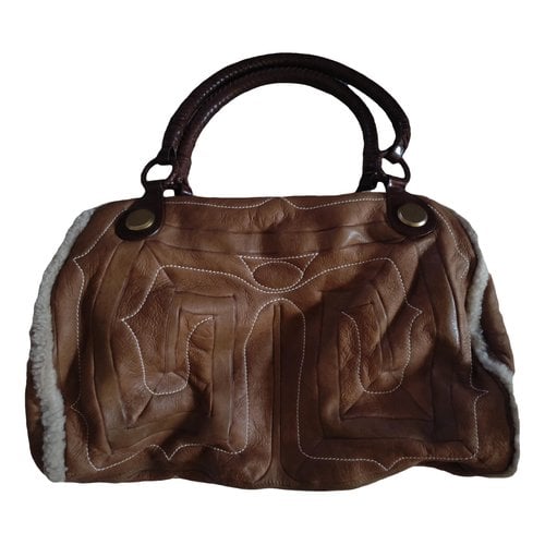 Pre-owned Alexander Mcqueen Leather Handbag In Brown