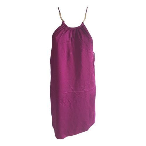 Pre-owned Versace Dress In Purple