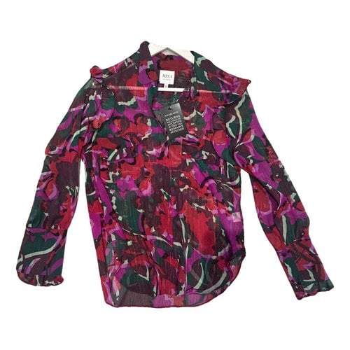 Pre-owned Misa Silk Blouse In Multicolour