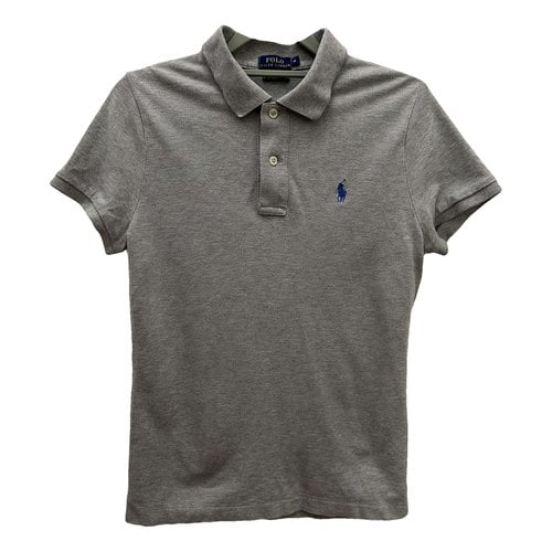 Pre-owned Polo Ralph Lauren Polo Shirt In Grey