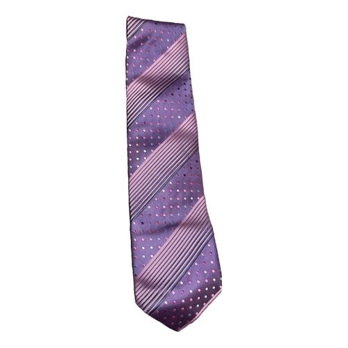 Pre-owned Emporio Armani Silk Tie In Multicolour
