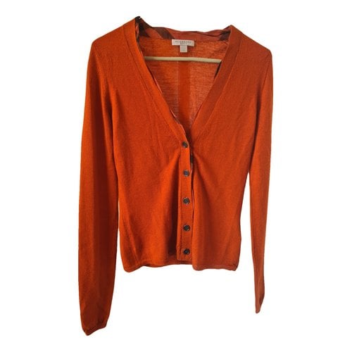 Pre-owned Burberry Cashmere Cardigan In Orange