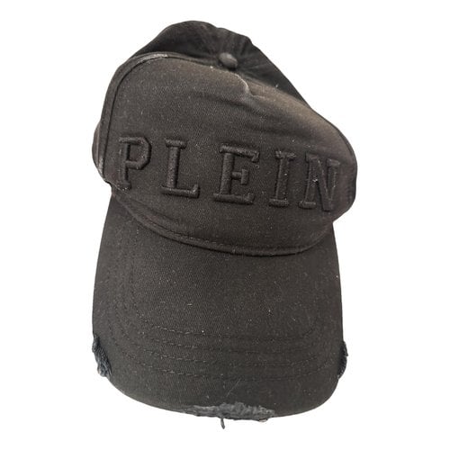 Pre-owned Philipp Plein Cloth Cap In Black