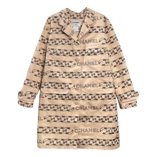 Pre-owned Chanel Coat In Camel