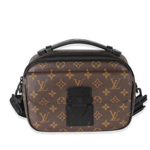 Pre-owned Louis Vuitton Cloth Crossbody Bag In Black