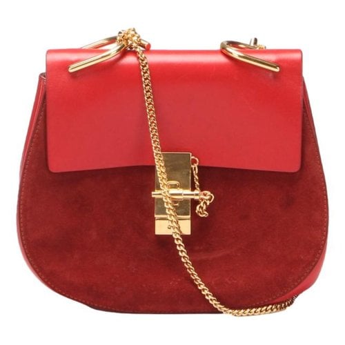Pre-owned Chloé Leather Crossbody Bag In Red
