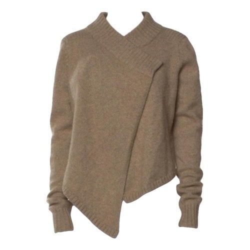 Pre-owned Givenchy Cashmere Jumper In Beige