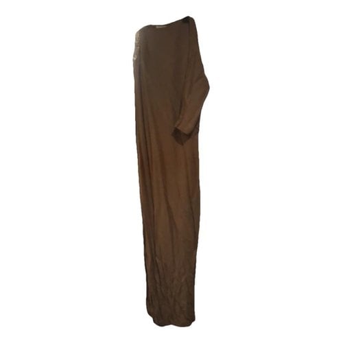 Pre-owned Hoss Intropia Silk Maxi Dress In Other